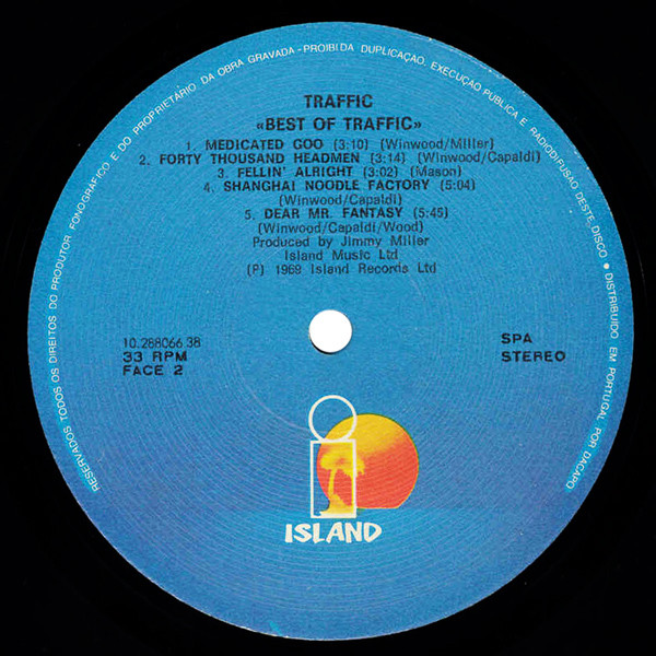 Traffic - Best Of Traffic | Island Records (ILPS 9112) - 4