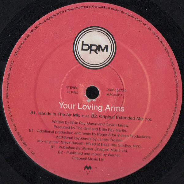 Billie Ray Martin - Your Loving Arms | Magnet (0630-10573-0) - 3 Billie Ray Martin - Your Loving Arms | Magnet (0630-10573-0) - 3