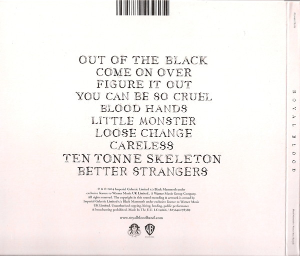 Royal Blood - Royal Blood | Black Mammoth Records (825646278589) - 2