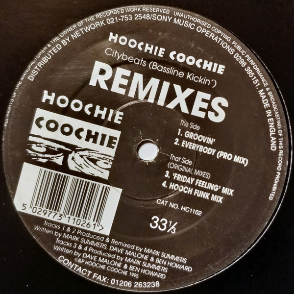 Hoochie Coochie - Citybeats (Bassline Kickin') (Remixes) | Hoochie Coochie (HC 1102) - main Hoochie Coochie - Citybeats (Bassline Kickin') (Remixes) | Hoochie Coochie (HC 1102) - main