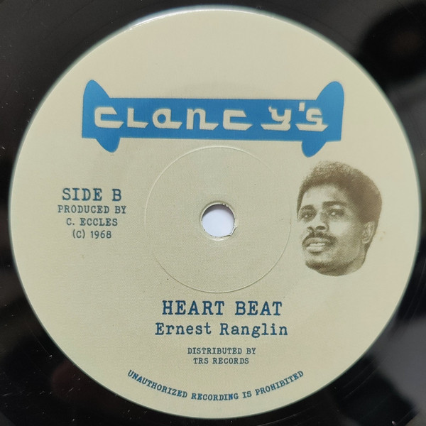 Hemsley Morris / Ernest Ranglin - You Think I'm A Fool / Heart Beat | Clancy's Records (TRS-CE-1) - main