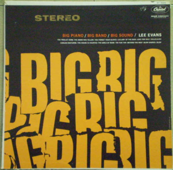 Lee Evans - Big Piano/Big Band/Big Sound | Capitol Records (ST 1625)