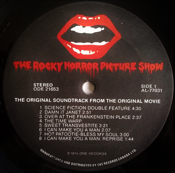 "The Rocky Horror Picture Show" Original Cast - The Rocky Horror Picture Show - Original Sound Track | Epic (ODE 21653) - 3 "The Rocky Horror Picture Show" Original Cast - The Rocky Horror Picture Show - Original Sound Track | Epic (ODE 21653) - 3
