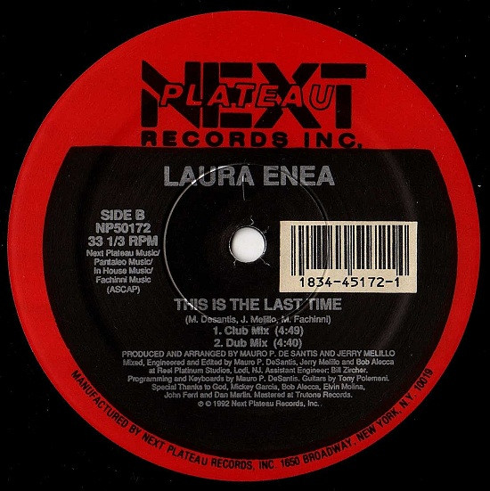 Laura Enea - This Is The Last Time | Next Plateau Records Inc. (NP50172) - 2