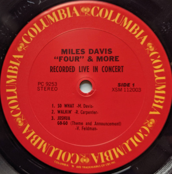 Miles Davis - 'Four' & More - Recorded Live In Concert | Columbia (PC 9253) - 3 Miles Davis - 'Four' & More - Recorded Live In Concert | Columbia (PC 9253) - 3