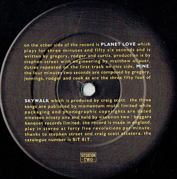 The Dylans - Planet Love | Situation Two (SIT 81T) - 2