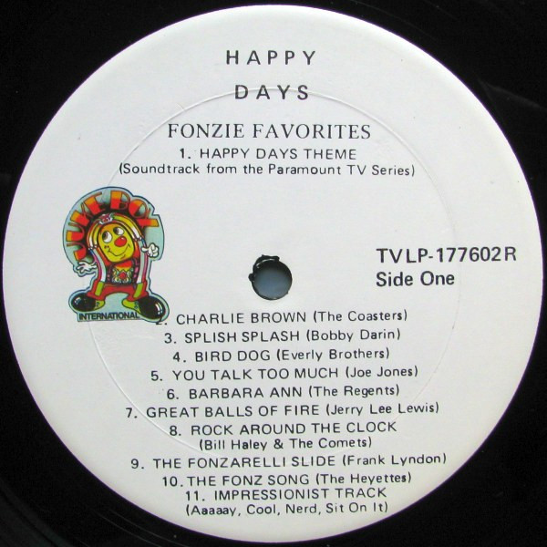 Various - Happy Days - Fonzie Favorites | Juke Box International (TVLP-177602R) - 3