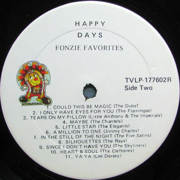 Various - Happy Days - Fonzie Favorites | Juke Box International (TVLP-177602R) - 4