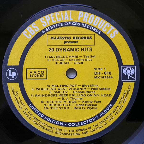 Various - 20 Dynamic Hits | Majestic (DH 810) - main
