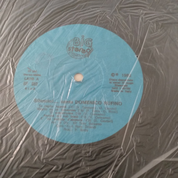 Domenico Rufino - Silenzio!... Canta Domenico Rufino | Big Stereo Record (BF 052) - 3 Domenico Rufino - Silenzio!... Canta Domenico Rufino | Big Stereo Record (BF 052) - 3
