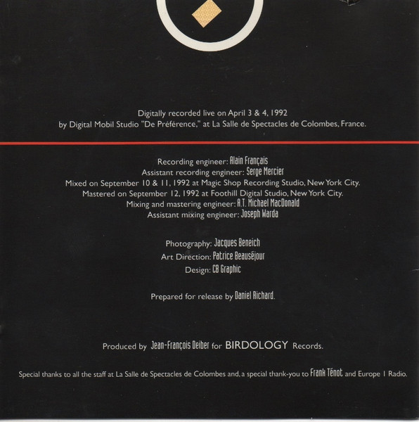 Ahmad Jamal - Live In Paris 1992 | Birdology (849 408-2) - 3