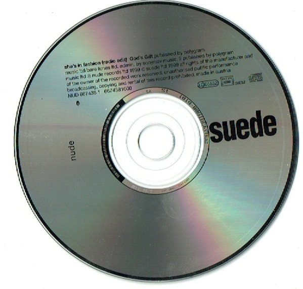 Suede - She's In Fashion | Nude Records (NUD 667438 1) - 3