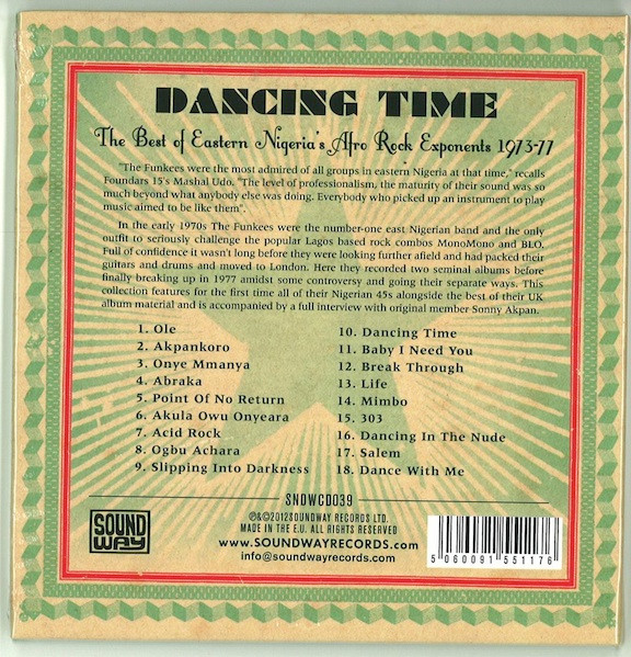 The Funkees - Dancing Time (The Best Of Eastern Nigeria's Afro Rock Exponents 1973-77) | Soundway (SNDWCD039) - 2