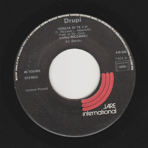 Drupi - Non Sei Piu' Tu | Jare International (410.036) - 4
