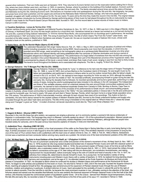 Various - Brass Pins And Match Heads: International 78s, Volume 2 | Mississippi Records (MR-083) - 4 Various - Brass Pins And Match Heads: International 78s, Volume 2 | Mississippi Records (MR-083) - 4