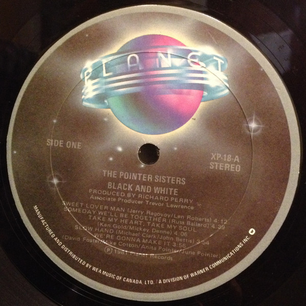 Pointer Sisters - Black & White [Vinyl] | Planet (XP-18) - 3