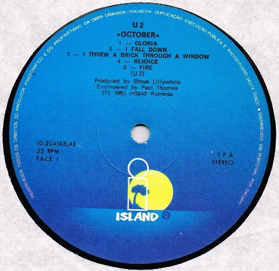 U2 - October | Island Records (10.204185.48) - main