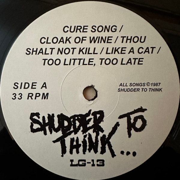 Shudder To Think - 1987 (100,019 Men Go Wow Wow Wow) | L. G. Records (LG-13) - 3