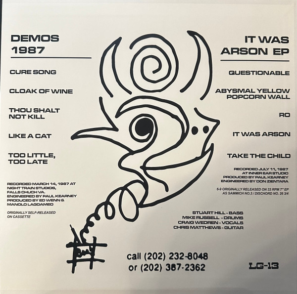 Shudder To Think - 1987 (100,019 Men Go Wow Wow Wow) | L. G. Records (LG-13) - 2