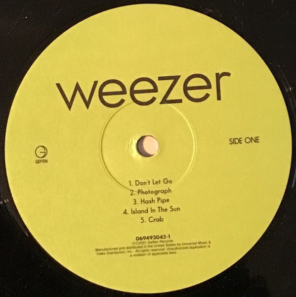 Weezer - Weezer | Geffen Records (069493045-1) - 2