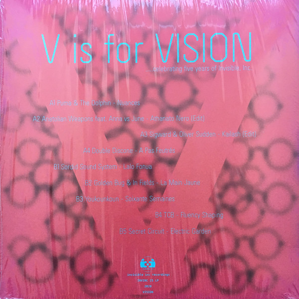 Various - V Is For Vision | Invisible, Inc. (INVINC 25 LP) - 2 Various - V Is For Vision | Invisible, Inc. (INVINC 25 LP) - 2