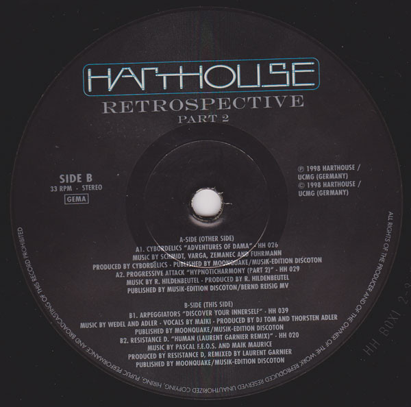 Various - Harthouse Retrospective Part 2 | Harthouse (HHBOX 1.2-3) - 4