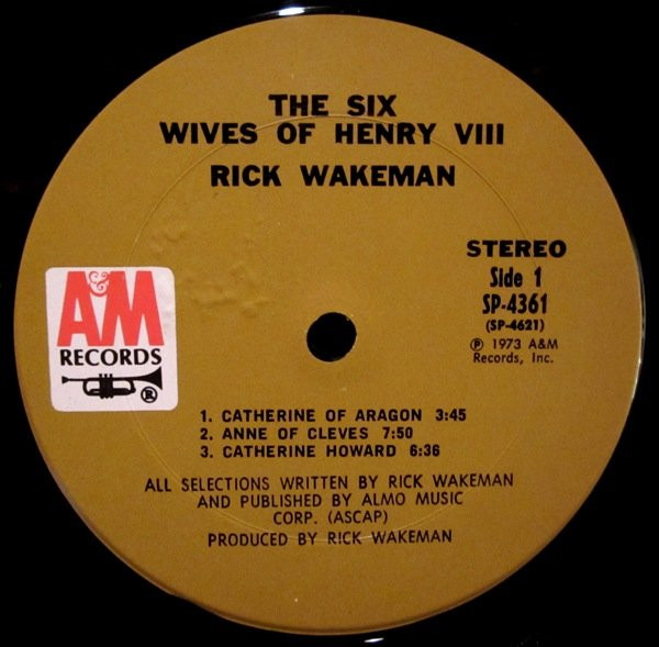 Rick Wakeman - The Six Wives Of Henry VIII | A&M Records (SP-4361) - 4