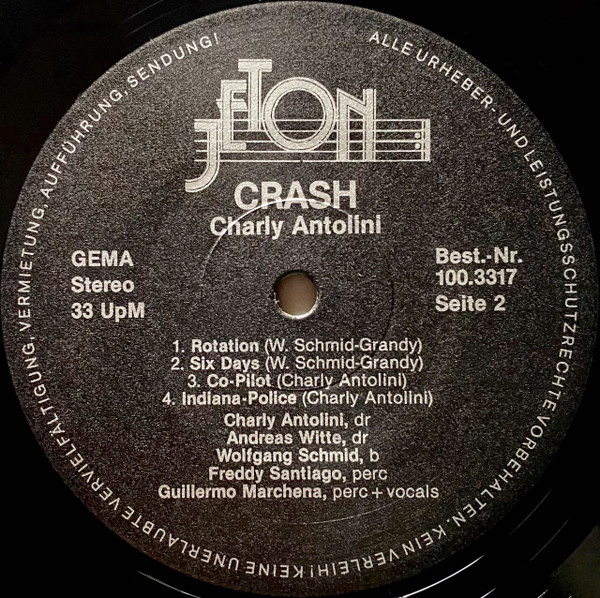 Charly Antolini - Crash | Jeton (100.3317) - 4