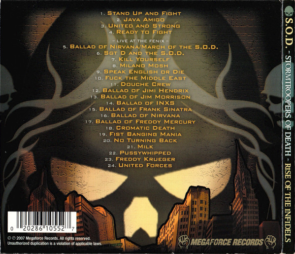 Stormtroopers Of Death - Rise Of The Infidels CD | Megaforce Records (none) - 2 Stormtroopers Of Death - Rise Of The Infidels CD | Megaforce Records (none) - 2