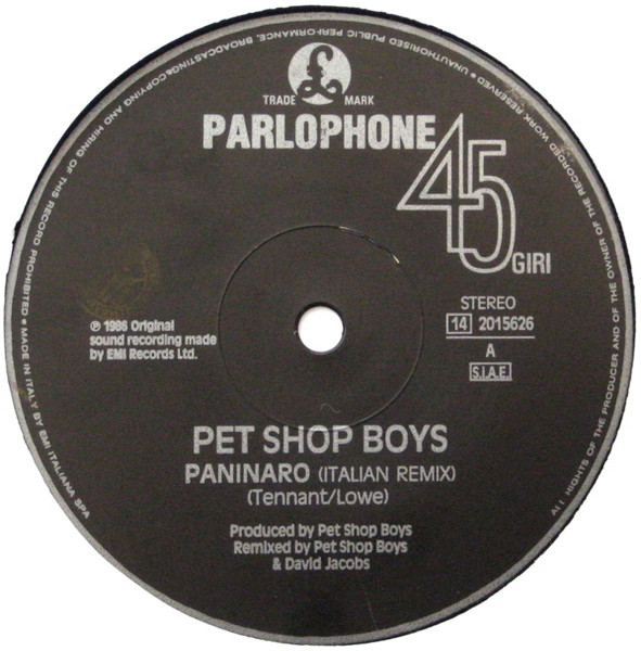 Pet Shop Boys - Paninaro | Parlophone (14 2015626) - 3