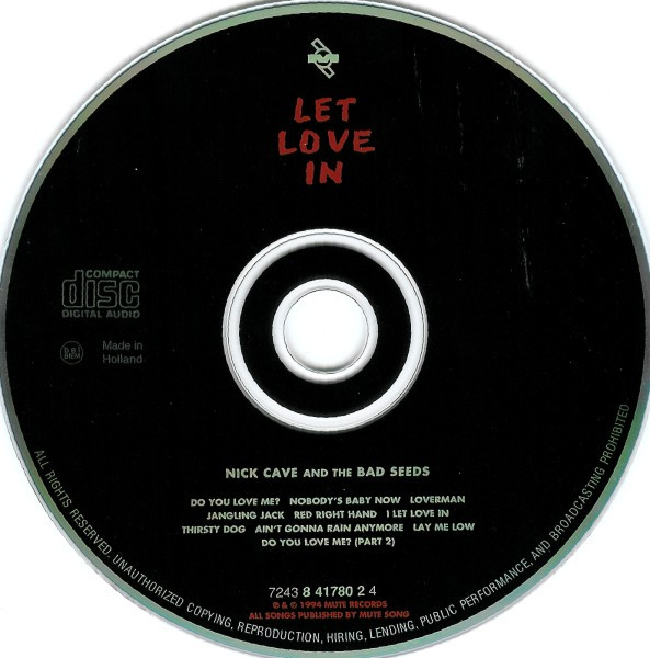 Nick Cave & The Bad Seeds - Let Love In | Mute (CD STUMM 123) - 3