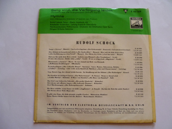 Selig Sind, Die Verfolgung Leiden / Hymne