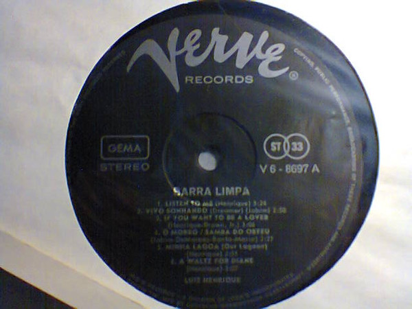 Luiz Henrique - Barra Limpa | Verve Records (V6-8697) - 3