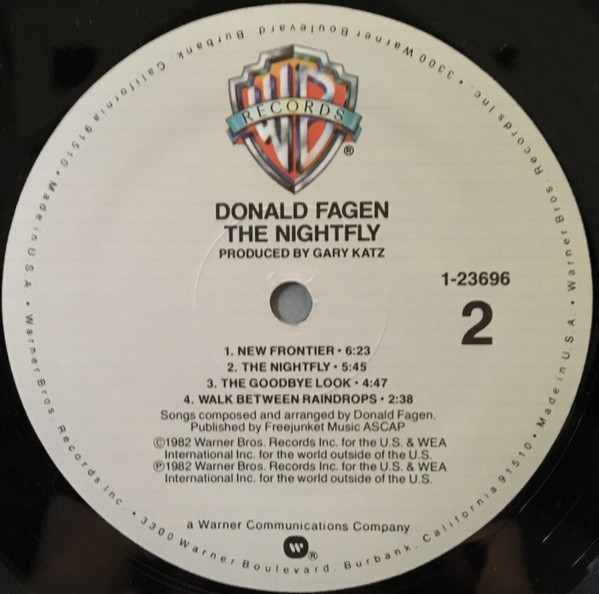 Donald Fagen - The Nightfly | Warner Bros. Records (9 23696-1) - 3 Donald Fagen - The Nightfly | Warner Bros. Records (9 23696-1) - 3