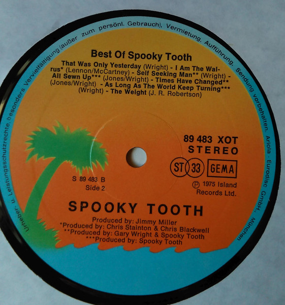 Spooky Tooth - The Best Of Spooky Tooth | Island Records (89 483 XOT) - 4