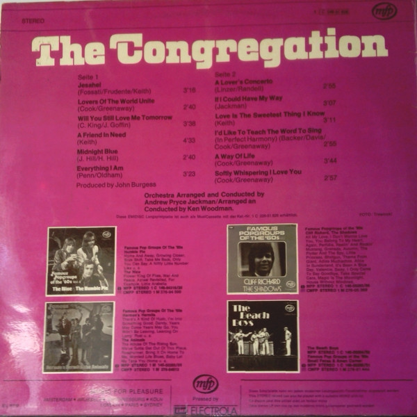 Congregation - Greatest Hits | Music For Pleasure (1 C 048-51 828) - 2