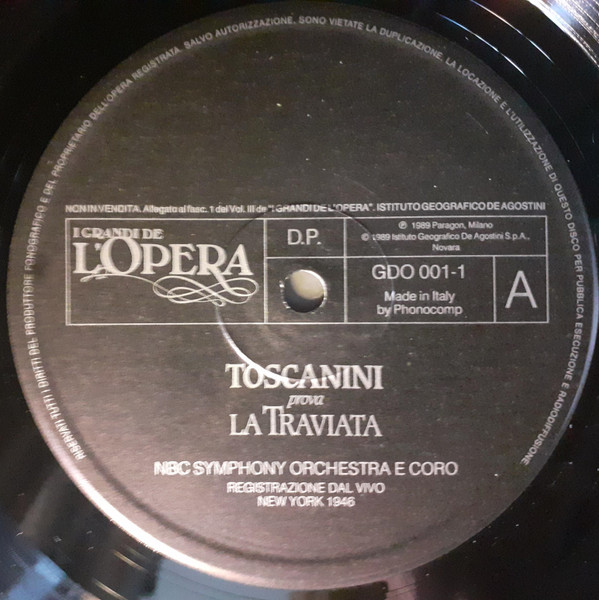 Arturo Toscanini , NBC Symphony Orchestra E NBC Symphony Chorus - Toscanini Prova La Traviata | DeAgostini (GDO 001-1) - 3
