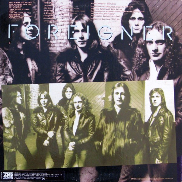 Foreigner - Double Vision | Atlantic (KSD 19999) - 2