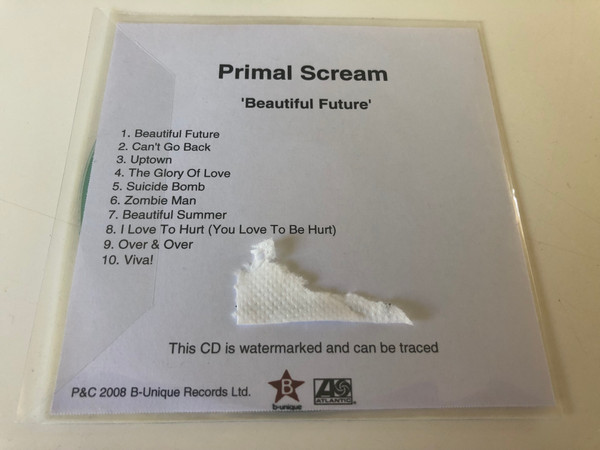 Primal Scream - Beautiful Future | B-Unique Records (none) - 2