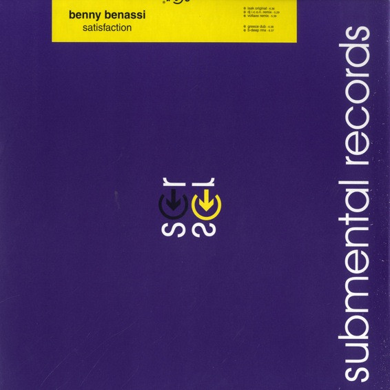 Benny Benassi - Satisfaction | Submental Records (smr 009-12) - main