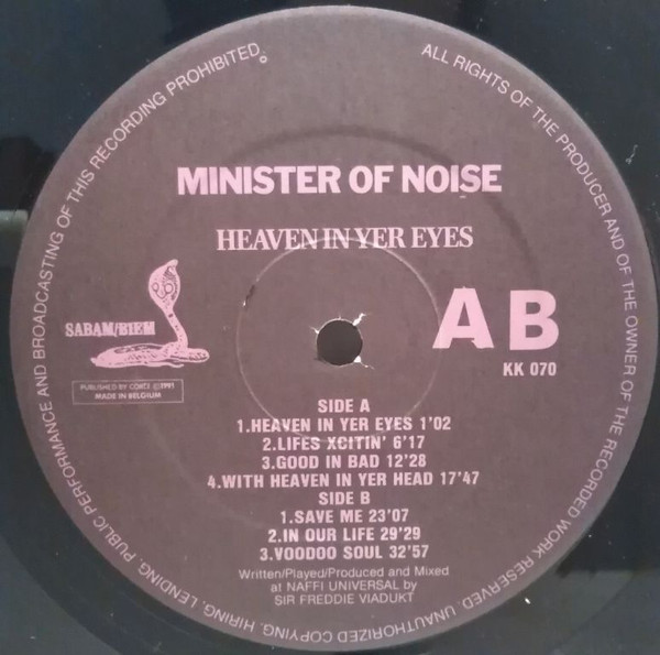 Minister Of Noise - Voodoo Soul | KK Records (KK 070) - 4