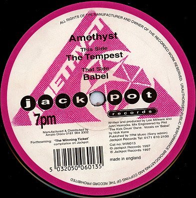 Amethyst - The Tempest / Babel | Jackpot (WIN013)