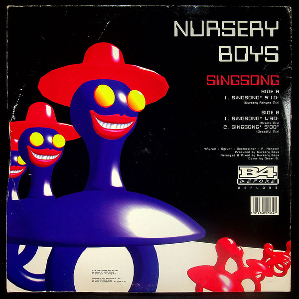 Nursery Boys - Singsong | B4 Before (BEF 4033) - 2