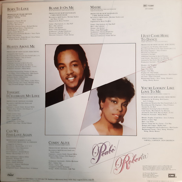 Peabo Bryson & Roberta Flack - Born To Love | Capitol Records (064 7122841) - 2 Peabo Bryson & Roberta Flack - Born To Love | Capitol Records (064 7122841) - 2