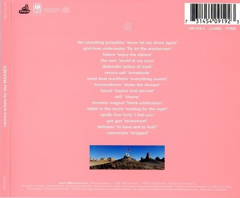 Various - For The Masses | 1500 Records (540 919 2) - 2