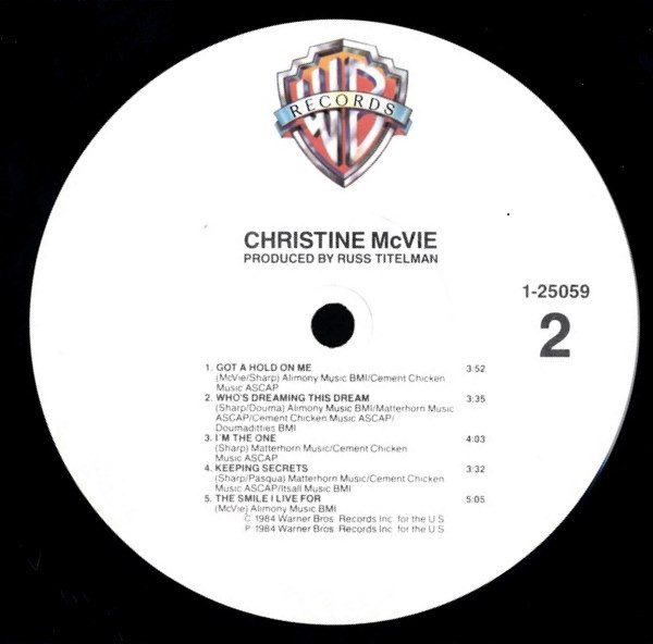 Christine McVie - Christine McVie | Warner Bros. Records (1-25059) - 4 Christine McVie - Christine McVie | Warner Bros. Records (1-25059) - 4