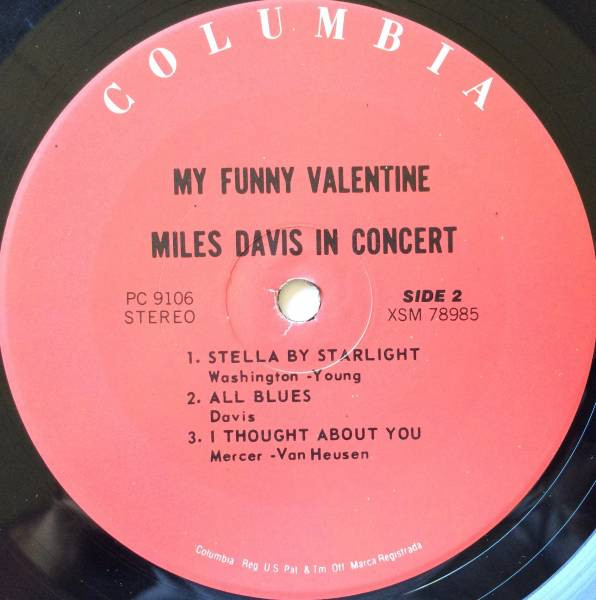 Miles Davis - My Funny Valentine - Miles Davis In Concert | Columbia (PC 9106) - 4 Miles Davis - My Funny Valentine - Miles Davis In Concert | Columbia (PC 9106) - 4