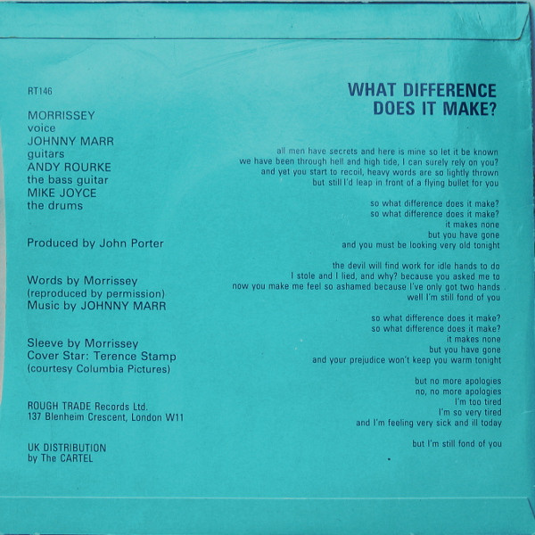 The Smiths - What Difference Does It Make? | Rough Trade (RT 146) - 2 The Smiths - What Difference Does It Make? | Rough Trade (RT 146) - 2