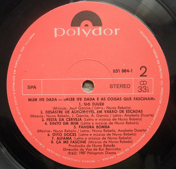 Mler Ife Dada - Coisas Que Fascinam | Polydor (831 984-1) - 4