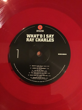 Ray Charles - What’d I Say | WaxTime In Color (950651) - 3 Ray Charles - What’d I Say | WaxTime In Color (950651) - 3